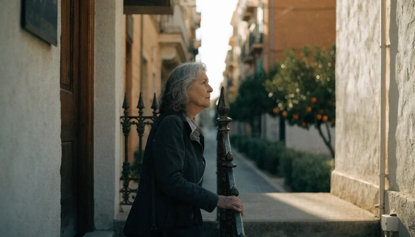 Pareja paseando por una calle de Valencia en una tarde soleada, con calma tras ordenar su ahorro